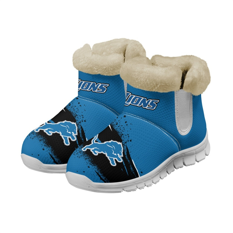 Men's Detroit Lions 2024 Snow Boots/Shoes 003(Pls check description for details)